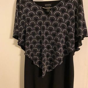 Size 10 Black & Silver Dress